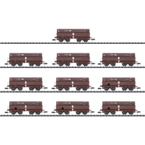 Thumbnail - MiniTrix 15013 N 10er-Set Selbstentladewagen Erz Iid der DRG