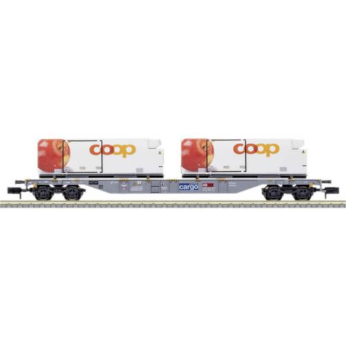 MiniTrix 15495 N Containertragwagen coop® der SBB