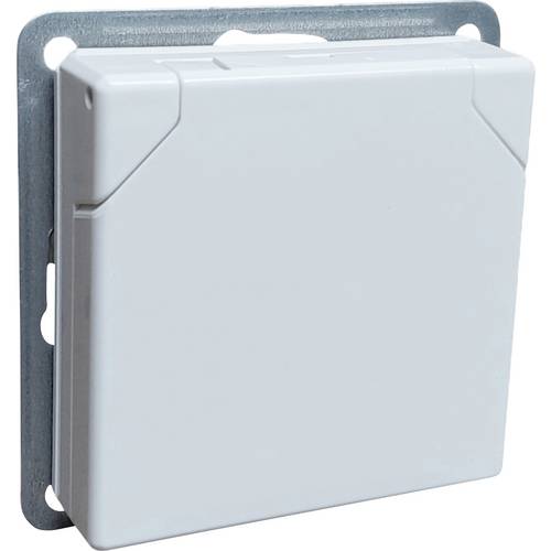 N & L 41243 1 Stück Steckdose mit Klappdeckel Weiß 1 St.