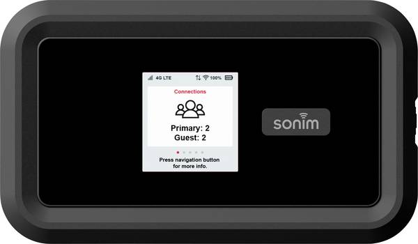 Sonim H100 Mobiler 4G-WLAN-Hotspot bis 32 Geräte Schwarz