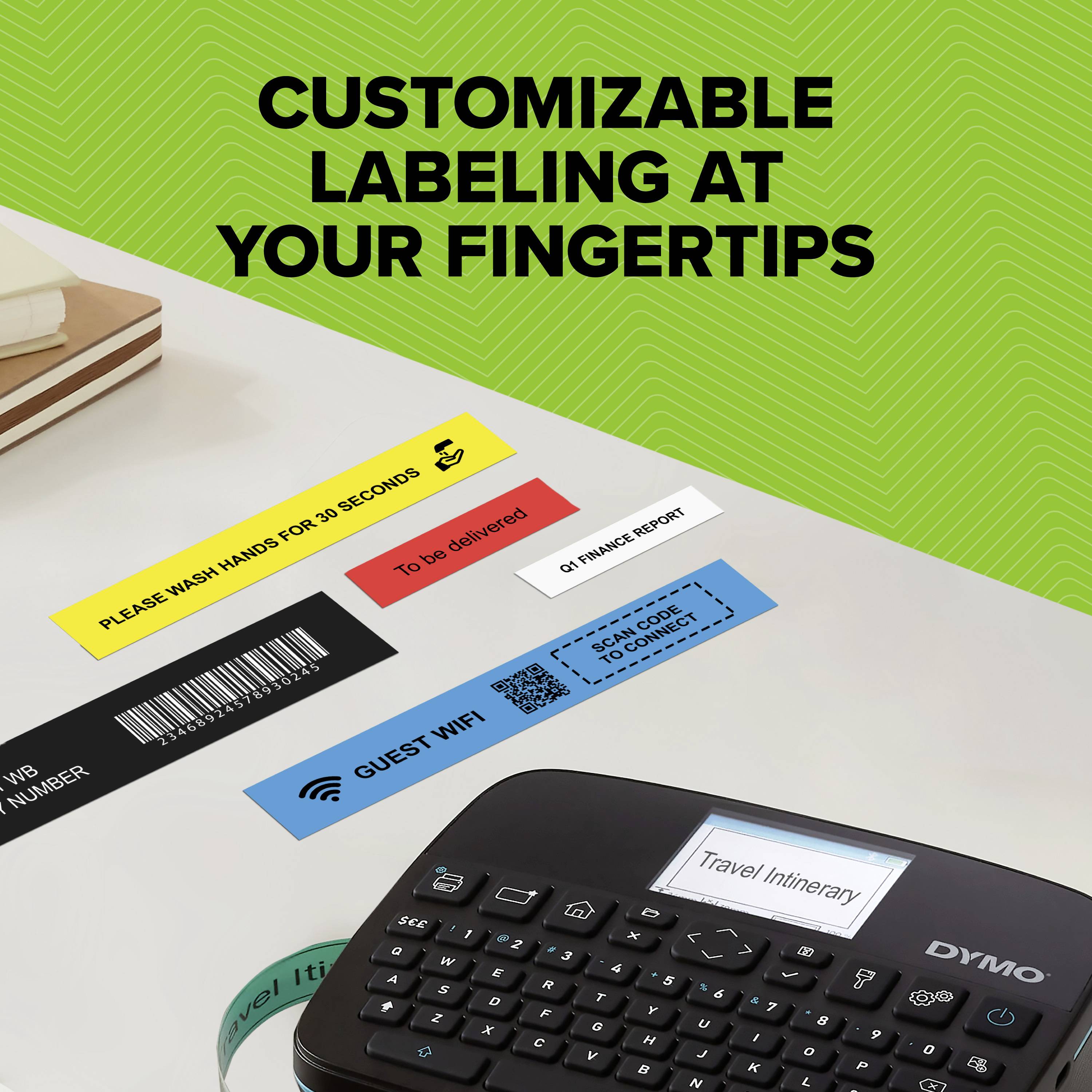 DYMO LabelManager 640 CB Etikettendrucker Geeignet für Schriftband: D1 6 mm, 9 mm, 12 mm, 19 mm, 24 mm-10