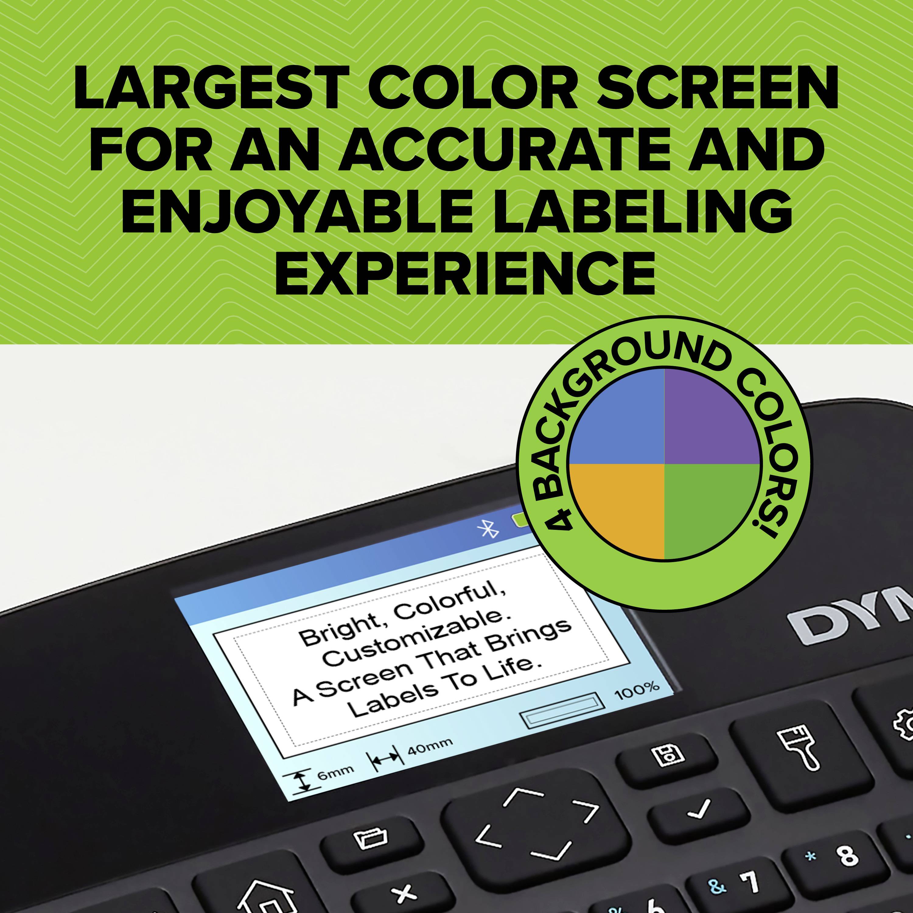 DYMO LabelManager Etikettendrucker Geeignet für Schriftband: D1 6 mm, 9 mm, 12 mm, 19 mm, 24 mm-13