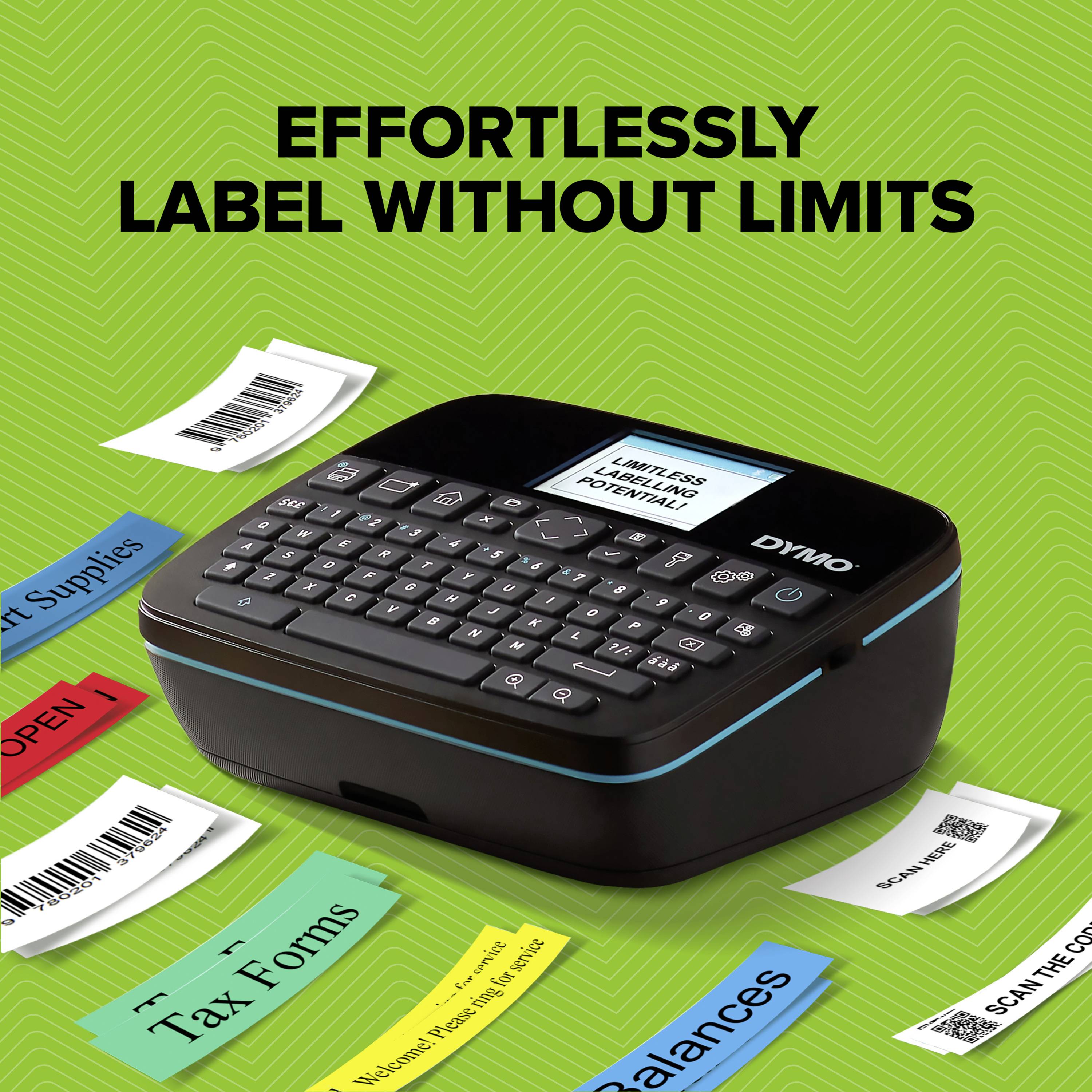 DYMO LabelManager Etikettendrucker Geeignet für Schriftband: D1 6 mm, 9 mm, 12 mm, 19 mm, 24 mm-17