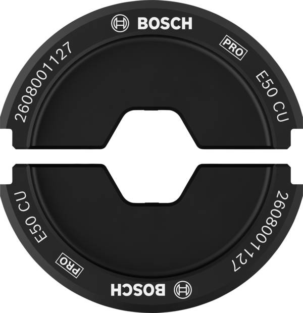 Bosch Accessories 2608001127 2608001127 Crimpeinsatz Rohrkabelschuhe, Rohrverbinder  50 bis 50 mm²