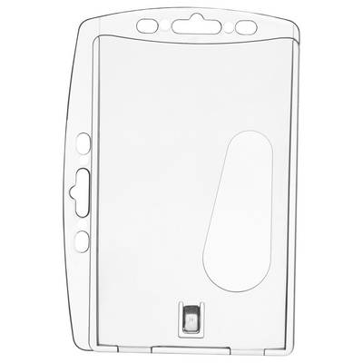 Elevar SP-13503848 Ausweishalter (L x B x H) 60 x 100 x 0.5 mm Ausstanzung, kombinierbar mit Clip, kombinierbar mit Jojo-1