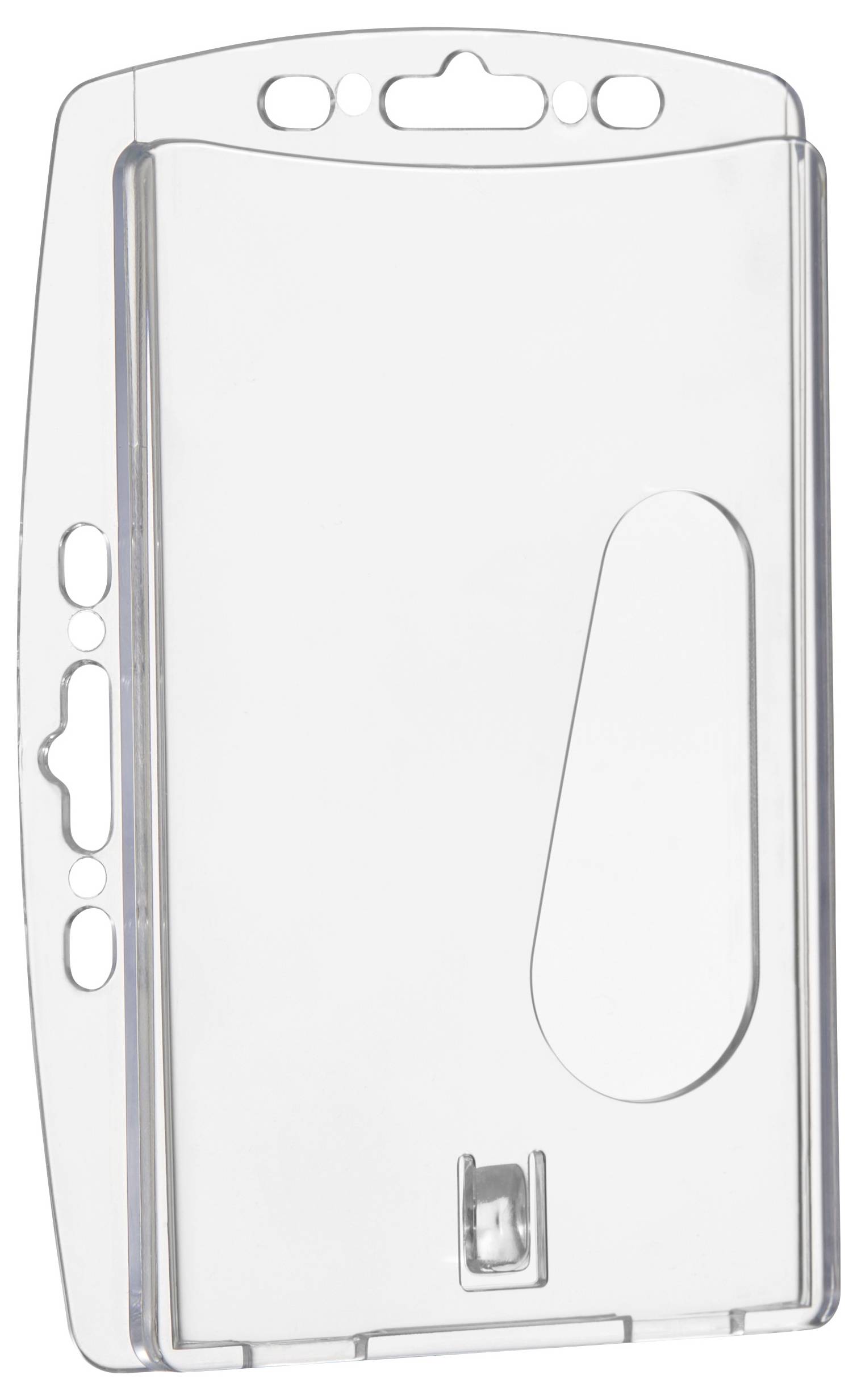 Elevar SP-13503848 Ausweishalter (L x B x H) 60 x 100 x 0.5 mm Ausstanzung, kombinierbar mit Clip, kombinierbar mit Jojo-2