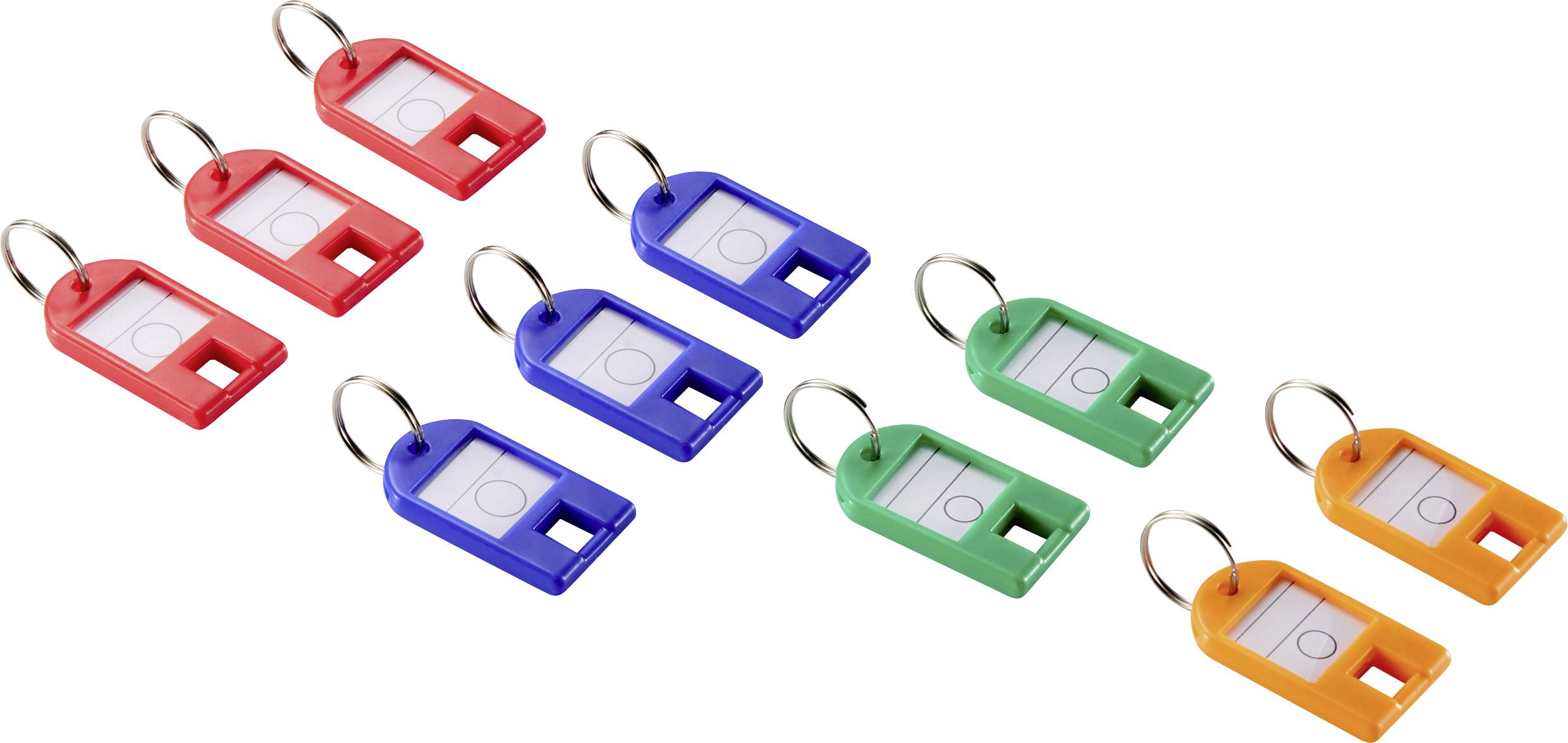 Elevar Schlüsselanhänger SP-13503852 SP-KC-001 4-farbig, Rot, Blau, Orange, Grün 10 St.