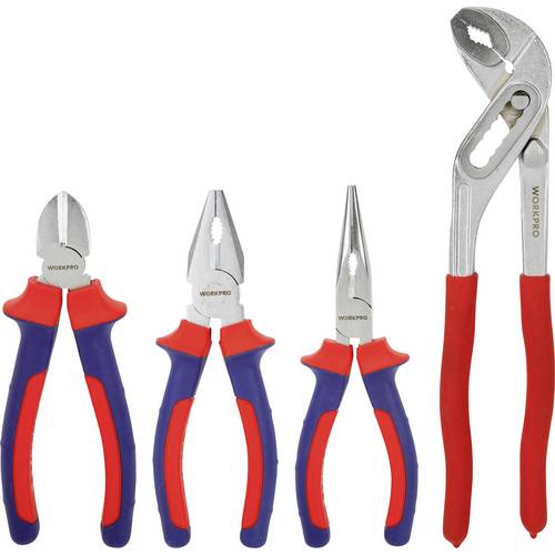 WorkPro WP201020 Elektronik- u. Feinmechanik Justierzange 4teilig