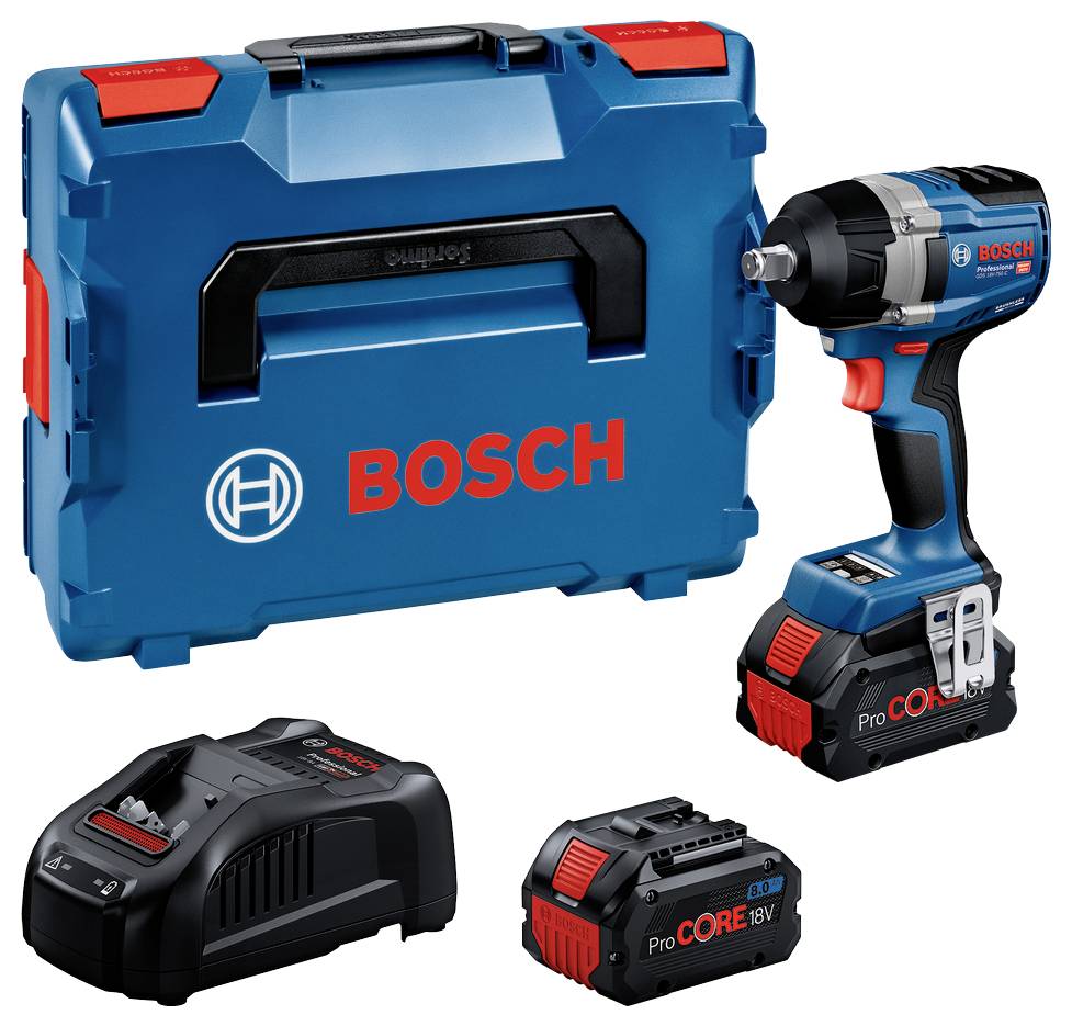Bosch Professional GDS 18V-750 C 06019L9002 Mutterdragare batteri 750 Nm 18 V Antal batterier som ingår 2 8.0 Ah