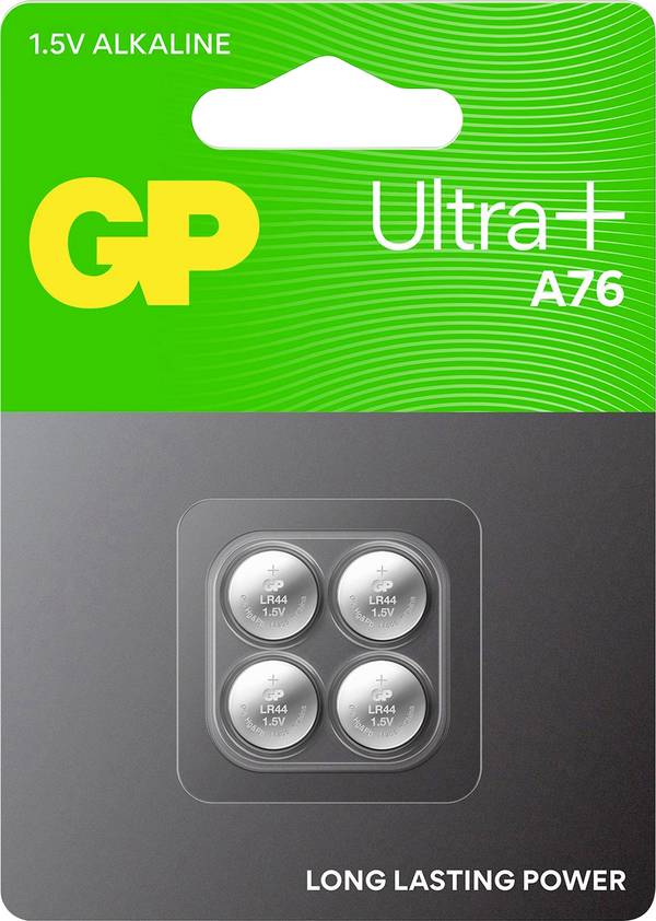 GP Knopfzelle LR44 1.5 V 4 St. 110 mAh Alkali-Mangan Ultra