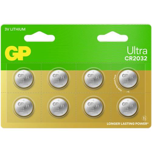 Thumbnail - GP Knopfzelle CR 2032 3 V 8 St. 220 mAh Lithium