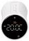 Digitales Thermostat in Weiß, zeigt eine Einstellung von 20°C an. Oben sind Steuertasten, darunter das Heizsymbol.