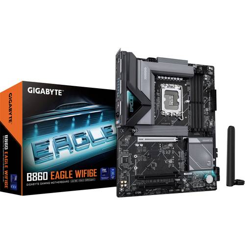 Thumbnail - Gigabyte B860 EAGLE WIFI6E LGA1851 MB Mainboard Sockel (PC) Intel® LGA 1851 Formfaktor (Details) ATX