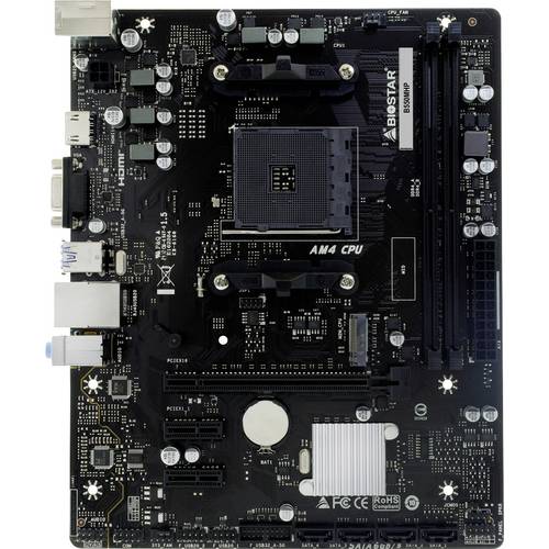 BioStar B550MHP Mainboard Sockel (PC) AMD® AM4 Formfaktor (Details) Micro-ATX Mainboard-Chipsatz AMD® B550