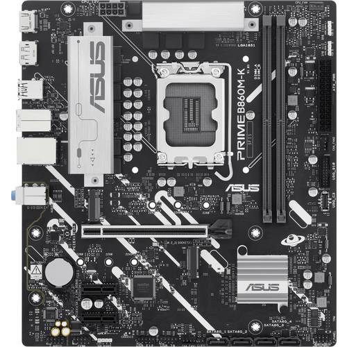 Thumbnail - Asus PRIME B860M-K Mainboard Sockel (PC) Intel® LGA 1851 Formfaktor (Details) Micro-ATX Mainboard-Chipsatz Intel® B860