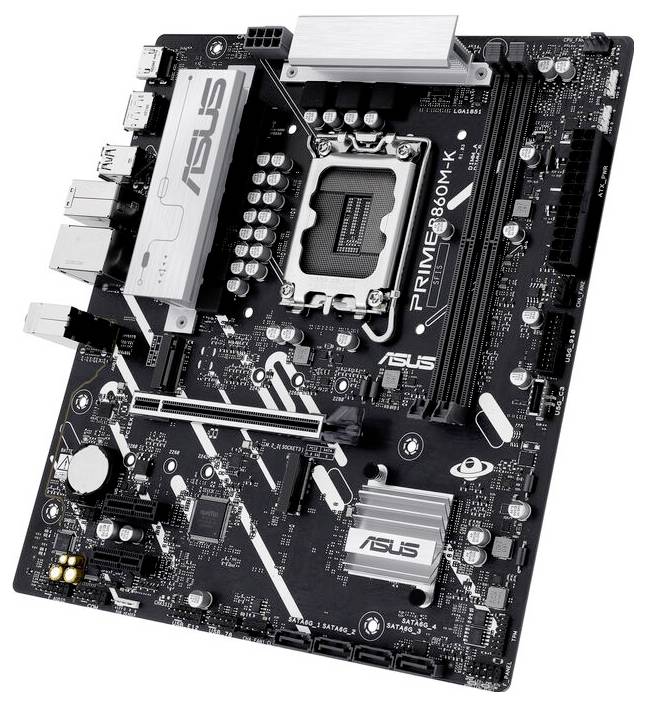 Asus PRIME B860M-K Mainboard Sockel (PC) Intel® LGA 1851 Formfaktor (Details) Micro-ATX Mainboard-Chipsatz Intel® B860-2
