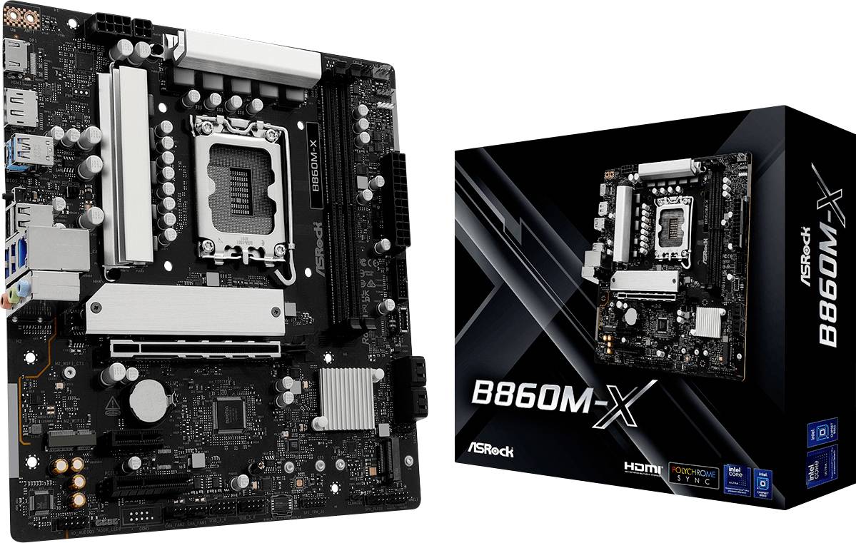 Thumbnail - ASRock B860M-X Mainboard Sockel (PC) Intel® LGA 1851