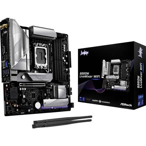 Thumbnail - ASRock B860M LiveMixer WiFi Mainboard Sockel (PC) Intel® LGA 1851