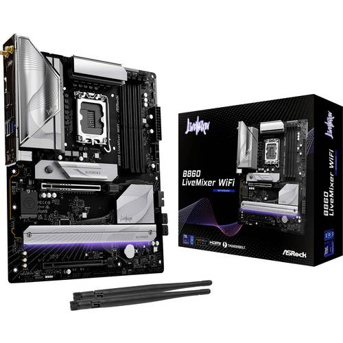 Thumbnail - ASRock B860 LiveMixer WiFi Mainboard Sockel (PC) Intel® LGA 1851 Formfaktor (Details) ATX