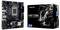 Eine Biostar H610M Mainboard wird neben seiner Verpackung präsentiert, wobei das Layout der Platine und die Produktverpackung mit Branding zu sehen sind.