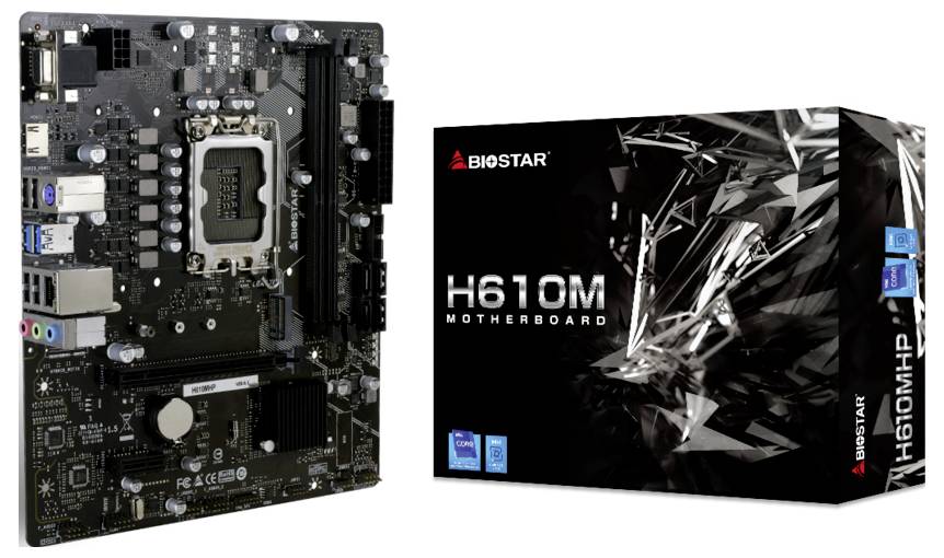 BioStar H610MHP 2.0 Mainboard Sockel (PC) Intel® 1700 Formfaktor (Details) Micro-ATX Mainboard-Chipsatz Intel® H610-3