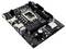 Anschlüsse auf einem Motherboard, einschließlich VGA, HDMI, USB, Ethernet und Audioports, die verschiedene Konnektivitätsoptionen zeigen.