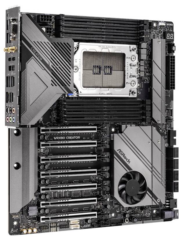 ASRock WRX80 CREATOR WRX8 R2.0 (WRX80) Mainboard Sockel (PC) Intel® 1700 Formfaktor (Details) E-ATX Mainboard-Chipsatz A-1