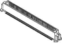 Molex Mezzanine-Steckverbinder 53481-0668 1 St. Tape on Full reel