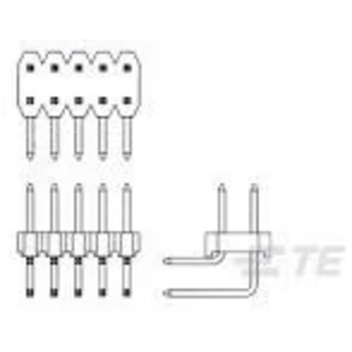 Thumbnail - TE Connectivity Einbau-Stiftleiste (Standard) 3-1775652-4 1 St. Tray