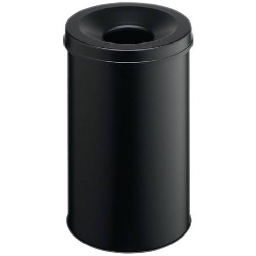 Durable Safe 330601 Papierkorb 30 l (Ø x H) 315 mm x 492 mm Metall Schwarz 1 St.