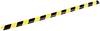 Durable 1115130 Rohrschutz Schwarz, Gelb (L x B x H) 1000 x 50 x 25 mm