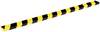 Durable 1108130 Schutzprofil Schwarz, Gelb (L x B x H) 1000 x 60 x 20 mm