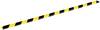 Durable 1107130 Schutzprofil Schwarz, Gelb (L x B x H) 1000 x 40 x 10 mm