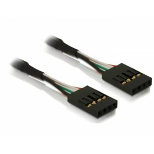 Thumbnail - Delock USB-Kabel Pfostenstecker 4pol., Pfostenstecker 4pol. 0.40 m Schwarz 82426