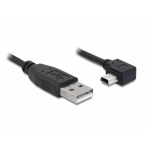 Thumbnail - Delock USB-Kabel USB 2.0 USB-A Stecker, USB-Mini-B Stecker 3.00 m Schwarz 82683