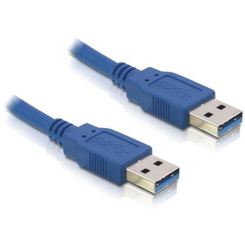 Thumbnail - Delock USB-Kabel USB 3.0 USB-A Stecker, USB-A Stecker 0.50 m Blau 83121