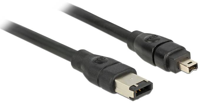 Delock FireWire Anschlusskabel [1x Firewire (400) Stecker 4pol. - 1x Firewire (400) Stecker 6pol.] 3 m 82578
