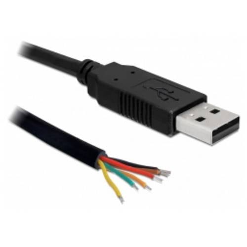 Thumbnail - Delock USB-Kabel USB-A Stecker, VGA 9pol. Stecker 1.80 m Schwarz 83116