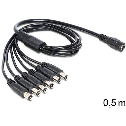 Delock Strom Anschlusskabel Schwarz