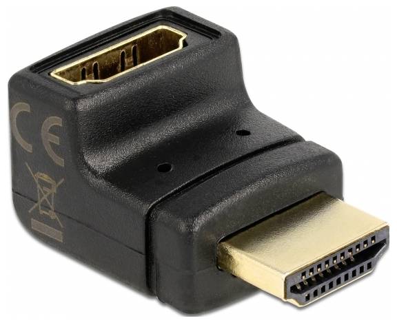 HDMI A A Konvertierungsstecker 90 nach oben - Delock