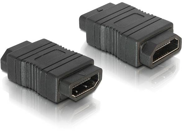 Delock 65049 HDMI Adapter [1x HDMI-Buchse - 1x HDMI-Buchse] Schwarz