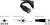 DC-Stecker mit Polarität Plus außen, Minus innen. Abmessungen: Außendurchmesser 3,5 mm, Innendurchmesser 1,35 mm, Länge 9,65 mm.