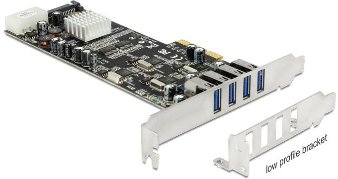 Delock 89365 PCI-Express Karte USB-A (USB 3.2 Gen 1) PCIe-0