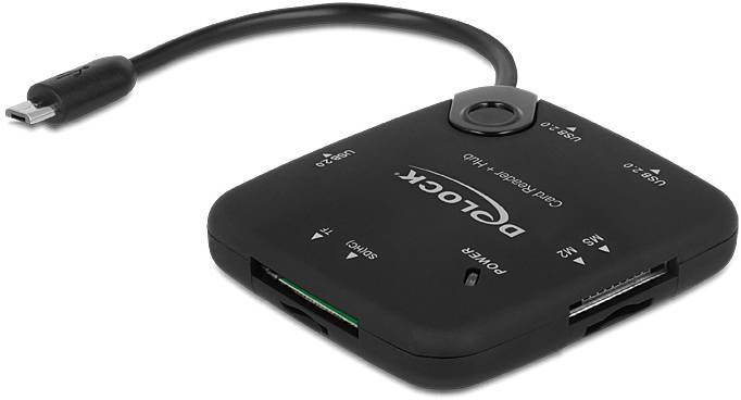 Thumbnail - Delock 65529 Externer Speicherkartenleser USB-A Schwarz