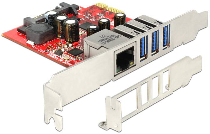Delock 89382 PCI-Express Karte RJ45 PCIe-0