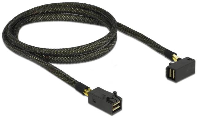 Delock Festplatten Anschlusskabel [1x Mini-SAS-Stecker (SFF-8643) - 1x Mini-SAS-Stecker (SFF-8643)] 1 m Schwarz-2