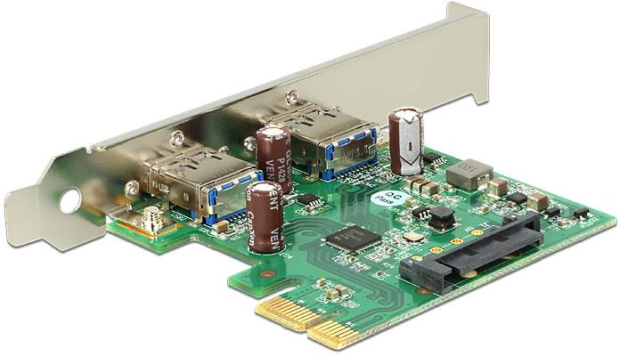 Delock 89391 PCI-Express Karte USB-A (USB 3.2 Gen 1) PCIe-2