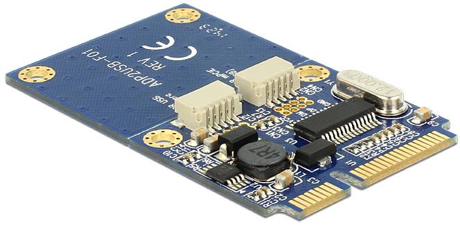 Delock 95242 PCI-Express Karte USB-A (USB 2.0) Mini-PCI-Express-3