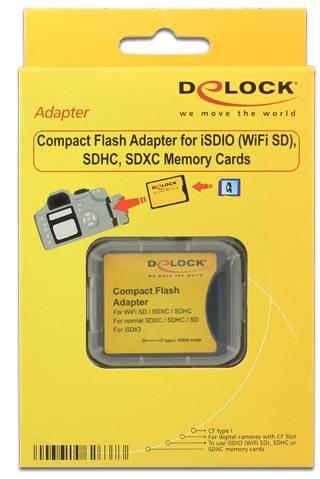 Delock - Kartenadapter (SD, SDHC, SDXC) - CompactFlash-2