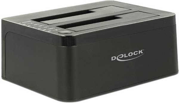 Delock 62661 SATA 6 Gb/s, DC-Buchse 3.5 mm   Festplatten-Dockingstation